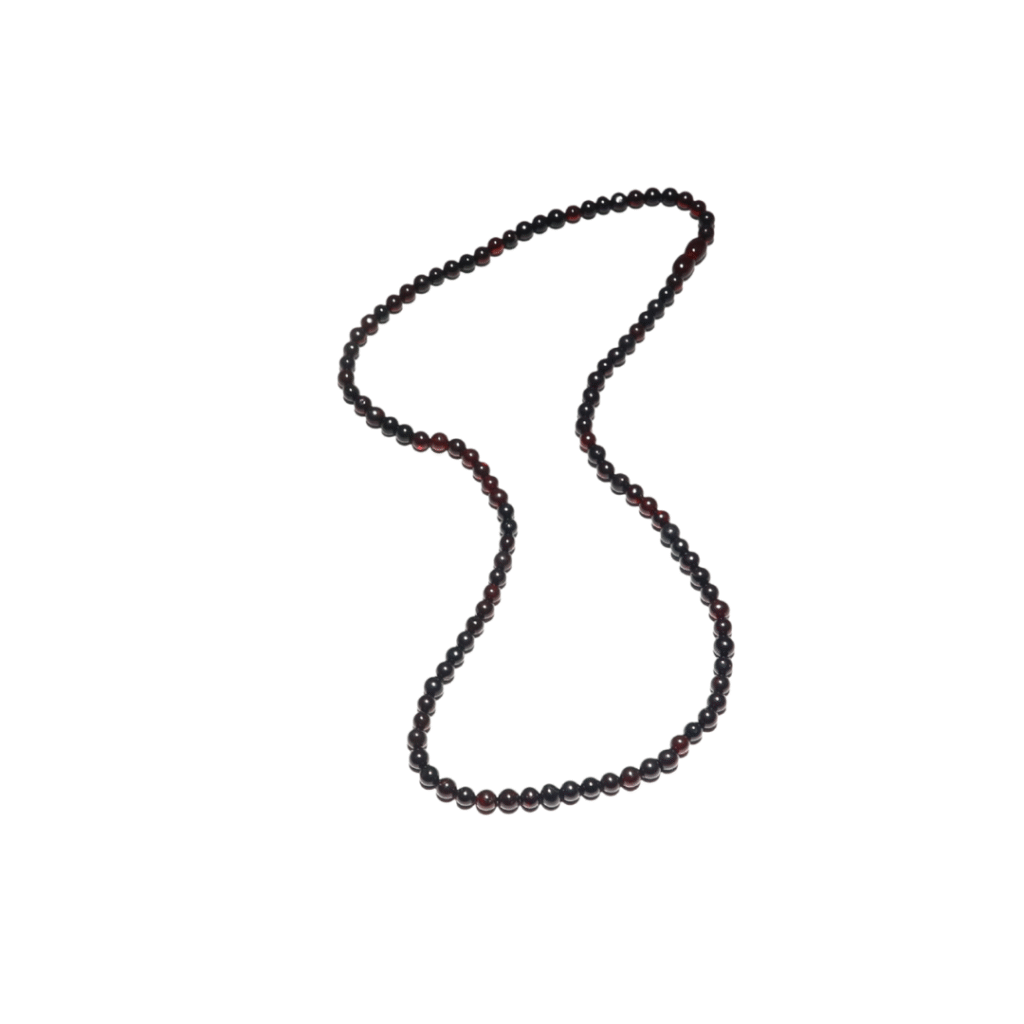 Vişne Damla Kehribar Yetişkin Kolye